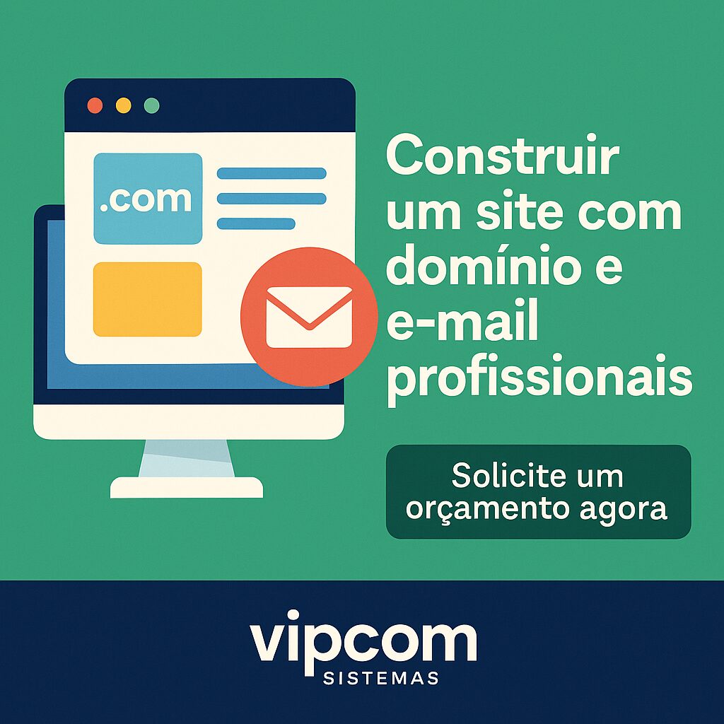 Construir um site com domínio e e-mail profissionais