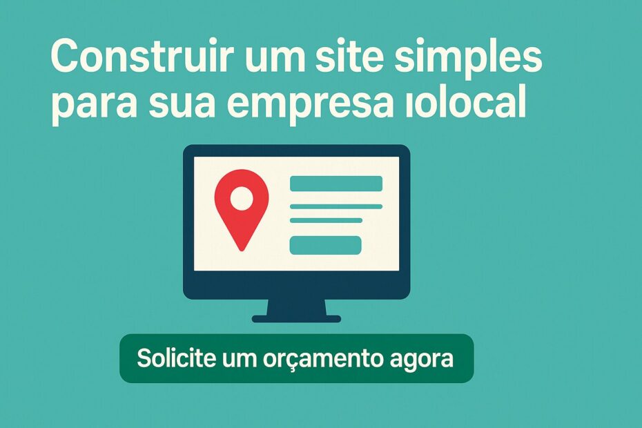 Construir um site simples para sua empresa local