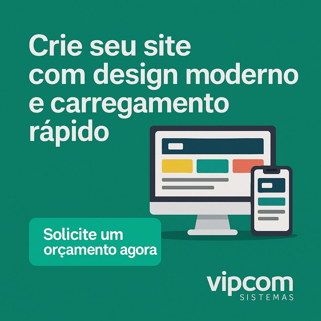 Crie seu site com design moderno e carregamento rápido