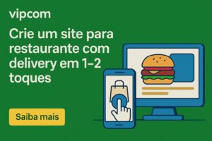 Crie um site para restaurante com delivery em 2 passos